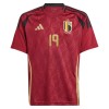 Officiële Voetbalshirt + Korte Broek België Bakayoko 19 Thuis EK 2024 - Kids